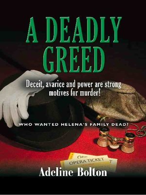 cover image of A DEADLY GREED